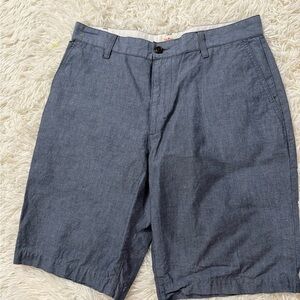 Men’s Dockers Blue Flat Front Shorts Size 32